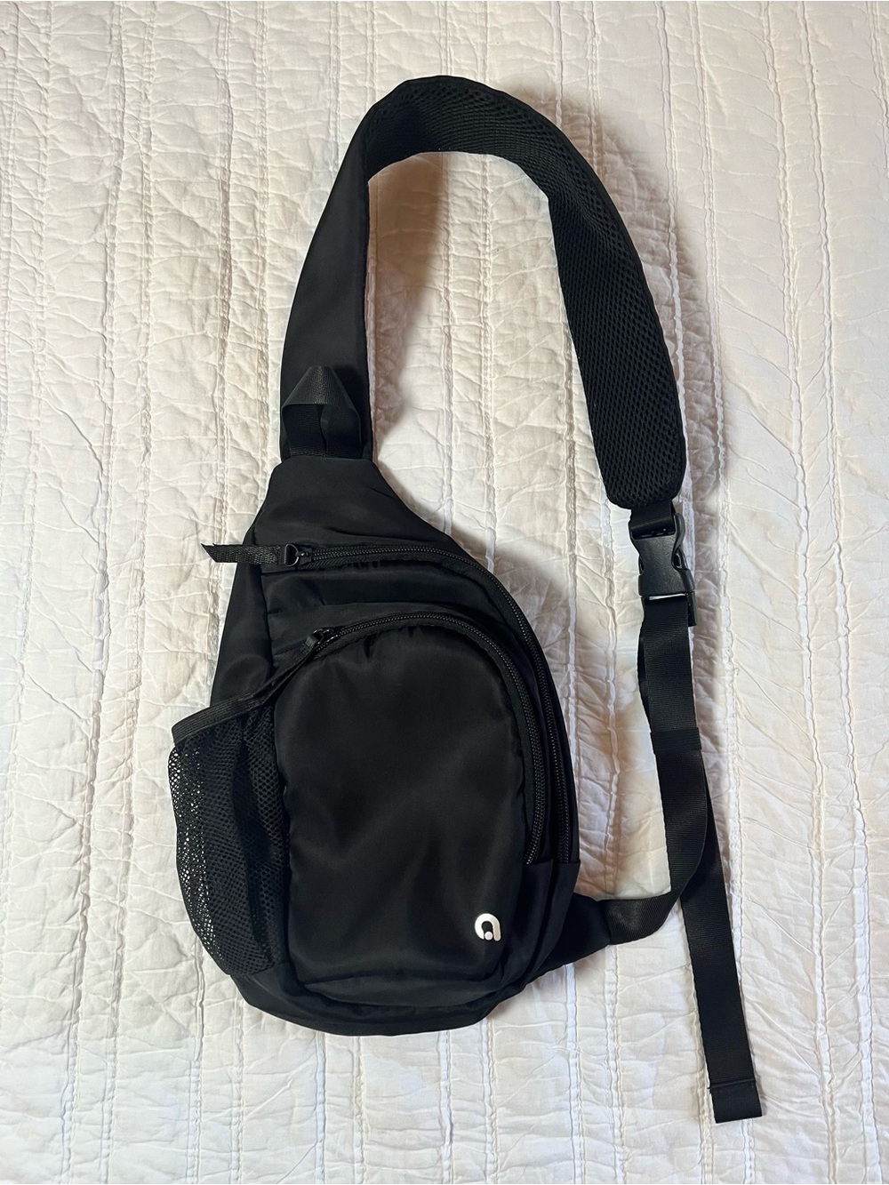 Hyba Reitmans Black Activewear Sling Bag Backpack Crossbody